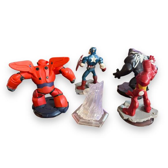 Disney Infinity 2.0 Big Hero Six Baymax Avengers Venom Stitch Iron Man Aladdin - Picture 3 of 6